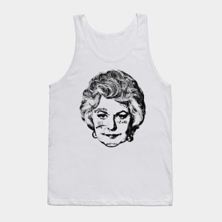 Bea Arthur † Punksthetic Face Design Tank Top